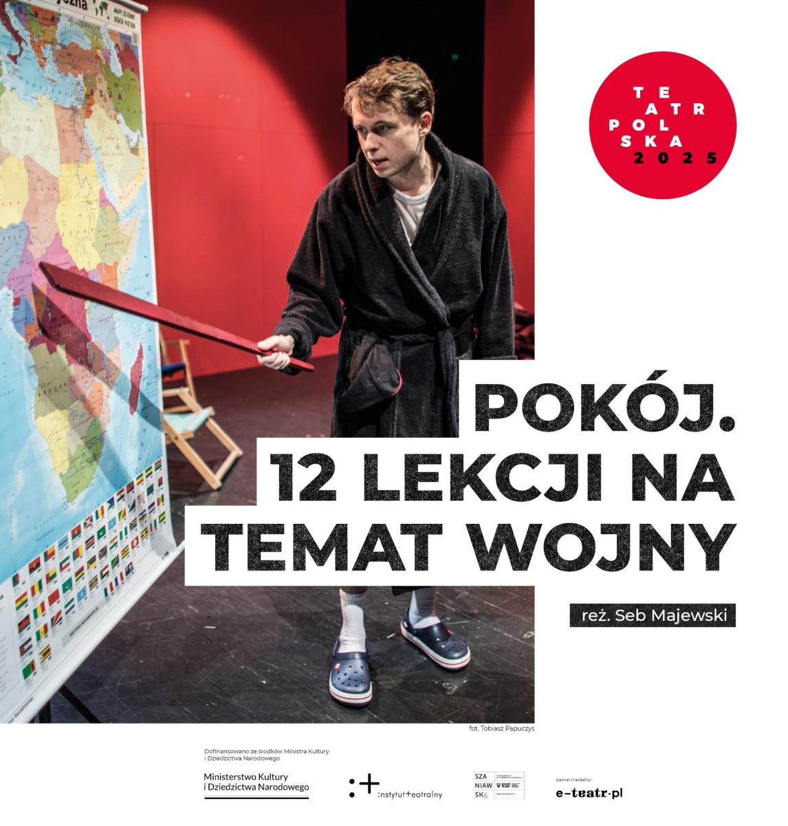 Spektakl POKÓJ. 12 lekcji na temat wojny już 19 listopada (godz. 18:00) w średzkim Ośrodku Kultury. Spektakl POKÓJ. 12 lekcji na temat wojny już 19 listopada (godz. 18:00) w średzkim Ośrodku Kultury.